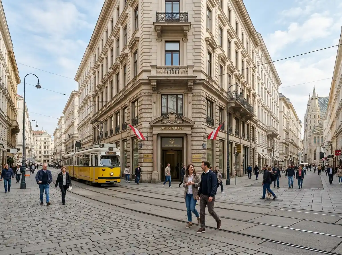 Unternehmenssitz von Golden Race in Wien als Multi-Sport-Provider