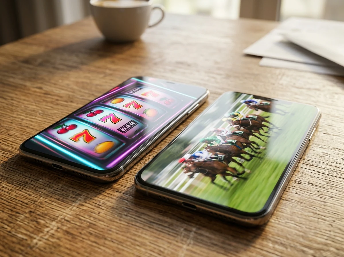 Spin-Speed bei Slots im Vergleich zur Race-Frequenz virtueller Rennen